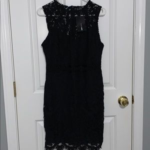 Lace mini dress